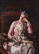 Thomas Eakins Miss Amelia Van Buren painting